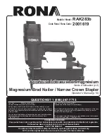 Rona RAK283b Operator'S Manual preview