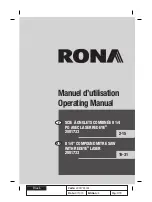Rona REDEYE 2001733 IM Operating Manual preview