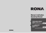 Предварительный просмотр 1 страницы Rona RK-001 Operating Manual