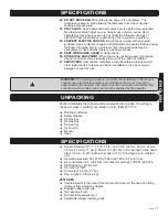 Preview for 11 page of Rona RRN-COIL/11G-001 Operator'S Manual