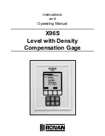 Preview for 1 page of Ronan X96S Instructions And Operating Manual