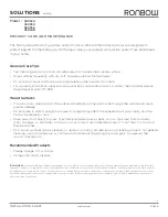 Preview for 9 page of Ronbow 059324 Installation And Care Manual