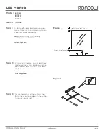 Предварительный просмотр 3 страницы Ronbow 600924 Installation And Care Manual