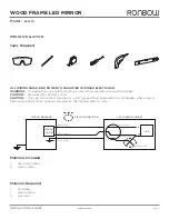 Предварительный просмотр 2 страницы Ronbow 604730 Installation And Care Manual