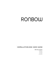 Preview for 1 page of Ronbow GENOVA 066230 Installation And Care Manual