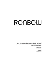 Ronbow KEYSTONE Installation And Care Manual preview