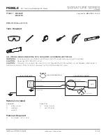 Предварительный просмотр 2 страницы Ronbow Signature E062730 Installation And Care Manual