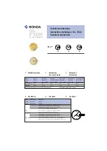 Preview for 1 page of Ronda 1006 Technical Instructions