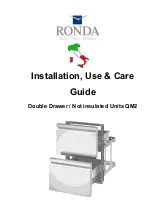 Preview for 1 page of Ronda QM2 Installation, Use And Care Manual