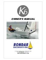 Rondar K6 Owner'S Manual preview