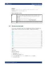 Предварительный просмотр 37 страницы Ronde & Schwarz 1424.6721K02 User Manual