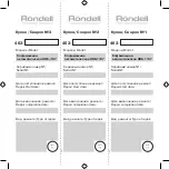 Предварительный просмотр 35 страницы RONDELL RDE-1107 Instruction Manual