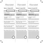 Предварительный просмотр 47 страницы RONDELL RDE-1110 Manual Instruction