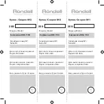 Preview for 15 page of RONDELL RDE-1150 Manual Instruction