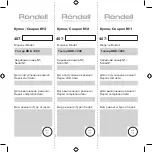 Preview for 19 page of RONDELL RDE-1202 Manual Instruction