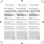 Preview for 31 page of RONDELL RDE-1750 Manual Instruction