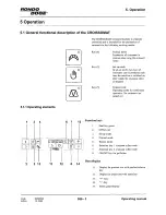 Preview for 20 page of Rondo Doge SCM50 Operating Manual