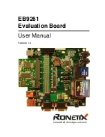 Preview for 1 page of Ronetix EB9261 User Manual