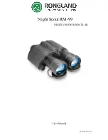 RONGLAND Night Scout RM-99 User Manual preview