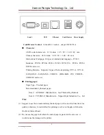 Предварительный просмотр 5 страницы Rongta Technology 326 Series User Manual