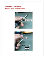 Preview for 10 page of Ronin Perfect Burn Instruction Manual