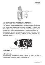 Предварительный просмотр 11 страницы Ronix 8905K User Manual