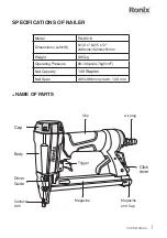 Предварительный просмотр 2 страницы Ronix RA-8016 Safety Instructions