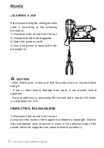 Предварительный просмотр 9 страницы Ronix RA-8016 Safety Instructions