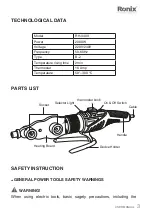 Предварительный просмотр 2 страницы Ronix RH-4403 Quick Start Manual