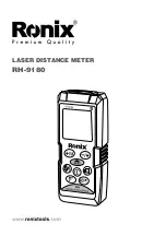 Preview for 1 page of Ronix RH-9180 Manual