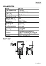 Preview for 2 page of Ronix RH-9180 Manual