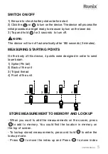 Preview for 6 page of Ronix RH-9180 Manual