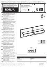 Preview for 2 page of Ronja 1663-680-01 Installation Instructions Manual