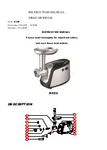 Ronson R-502 Instruction Manual предпросмотр