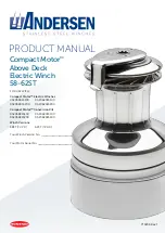 Ronstan ANDERSEN Compact Motor 58ST Product Manual preview