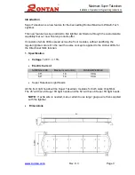 Preview for 3 page of Rontan Maximum Super Takedown Installation & Operating Instructions Manual