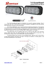 Preview for 1 page of Rontan QuasarBlaze 7x3 Installation & Operation Manual