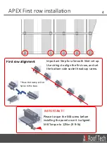 Preview for 5 page of Roof Tech APEX Installation Manual