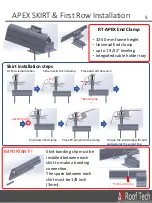 Preview for 6 page of Roof Tech APEX Installation Manual