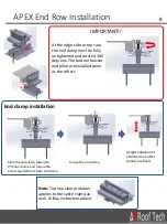 Preview for 9 page of Roof Tech APEX Installation Manual