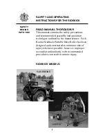 Preview for 2 page of Rookie Sidekick Safety And Operating Manual