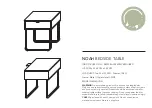 Предварительный просмотр 1 страницы ROOM LIFE NOAH BEDSIDE TABLE Assembly Instructions Manual