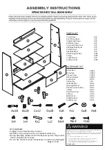 Предварительный просмотр 3 страницы ROOM LIFE SPENCER Care Instructions