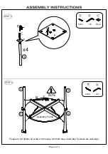 Preview for 4 page of ROOM LIFE SVEIN ROUND COFFEE TABLE Assembly Instructions