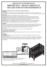 Предварительный просмотр 4 страницы Room to Grow Jubilee RTG-JUB109 Assembly Instructions Manual