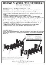 Предварительный просмотр 5 страницы Room to Grow Jubilee RTG-JUB109 Assembly Instructions Manual