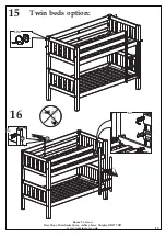 Предварительный просмотр 13 страницы Room to Grow Jubilee RTG-JUB109 Assembly Instructions Manual