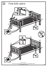 Предварительный просмотр 16 страницы Room to Grow Jubilee RTG-JUB109 Assembly Instructions Manual