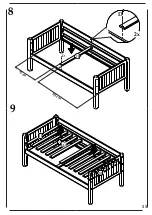 Предварительный просмотр 11 страницы Room to Grow Ollie & Leila ROO107 Assembly Instructions Manual