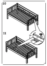 Предварительный просмотр 12 страницы Room to Grow Ollie & Leila ROO107 Assembly Instructions Manual